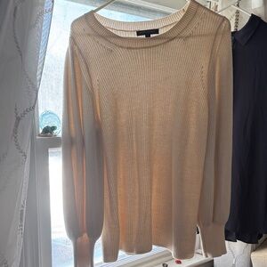 Banana Republic Cream Crew Neck Sweater